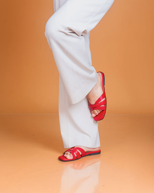 SANDALIAS ALBA 02 II ROJO