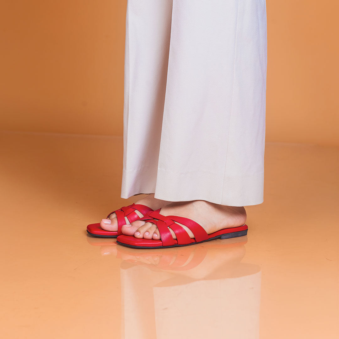 SANDALIAS ALBA 02 II ROJO