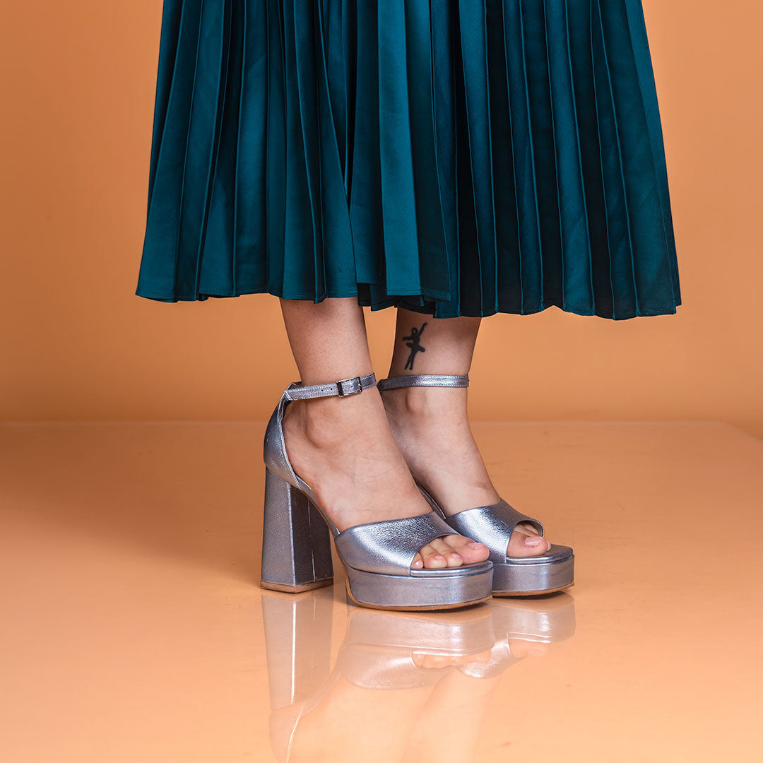 SANDALIAS CAROLINA II PLATA
