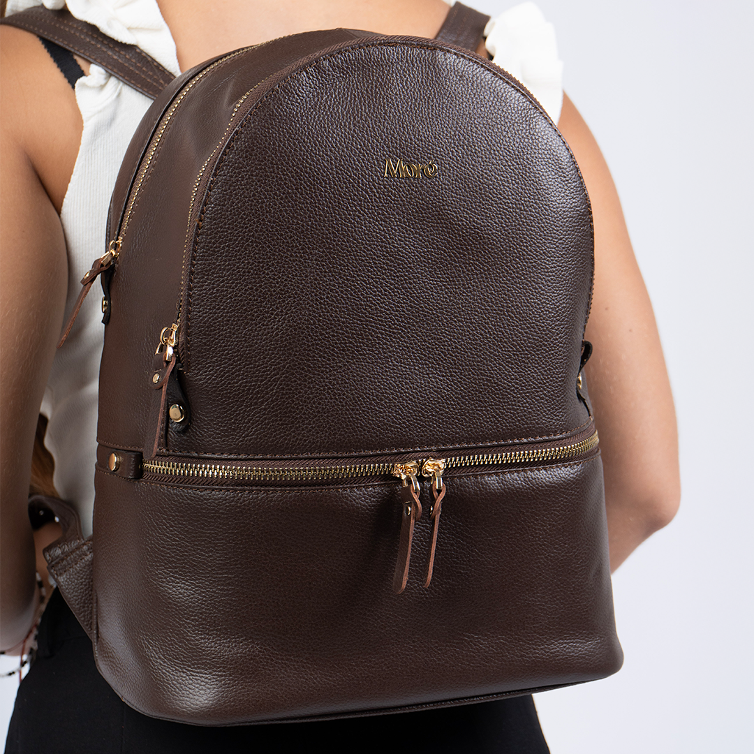 MOCHILA GLORIA I CHOCOLATE