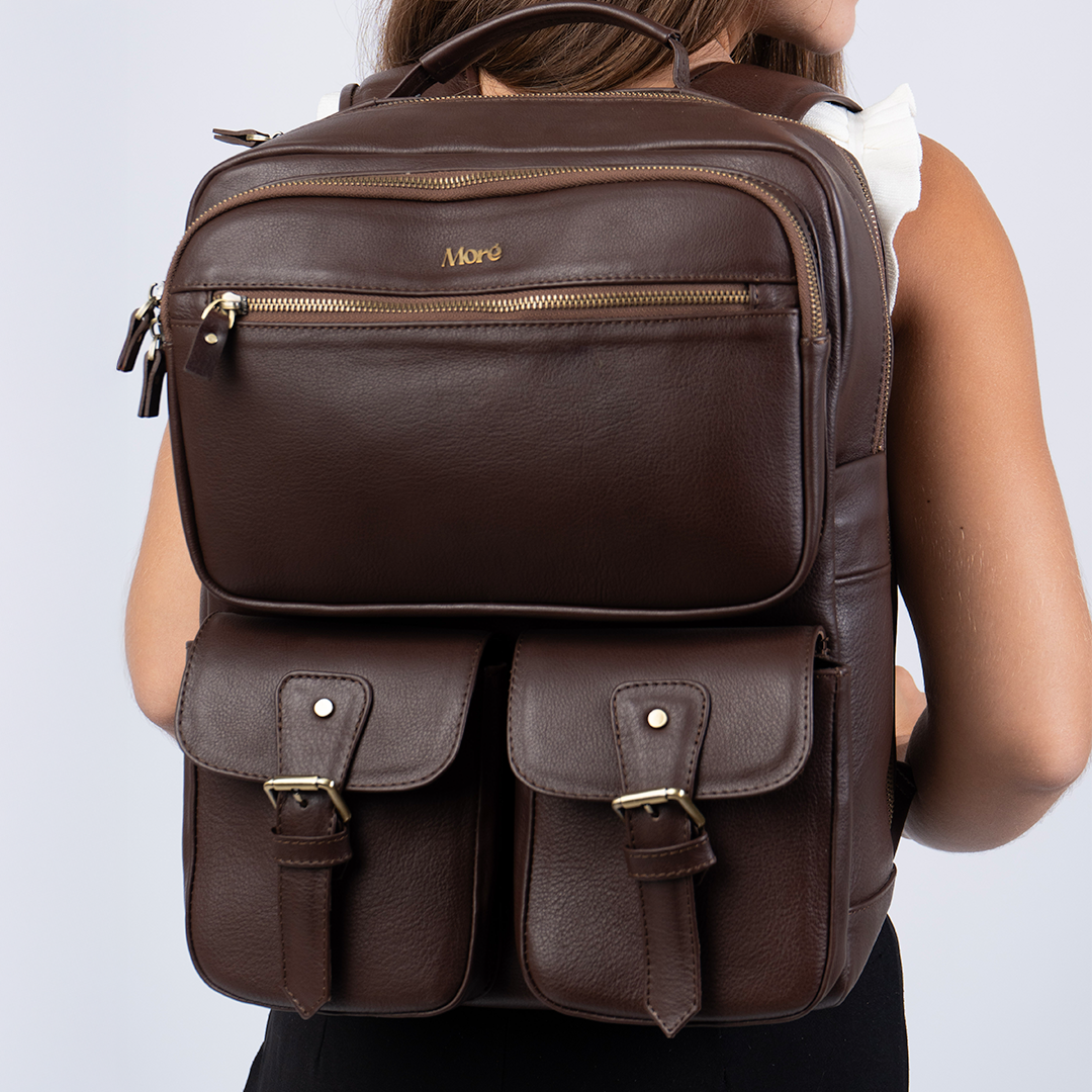 MOCHILA NOE I CHOCOLATE