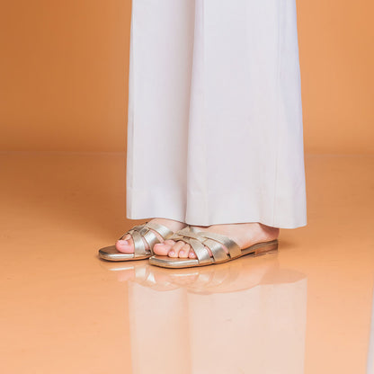 SANDALIAS ALBA 02 II DORADO