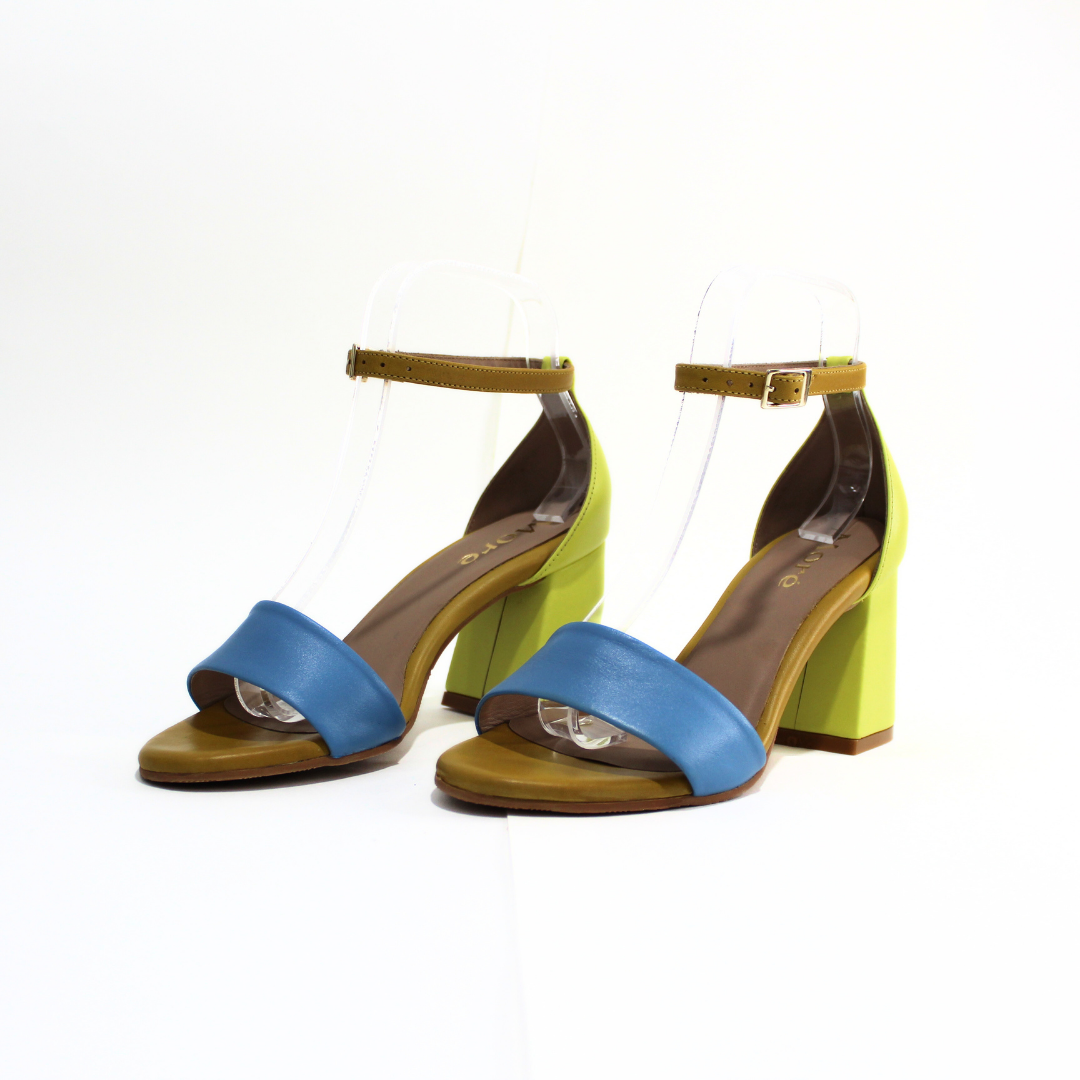 TACOS AMARANTA V009 / AMARILLO, TURQUESA Y LIMÓN