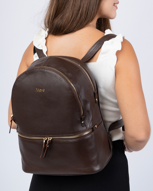 MOCHILA GLORIA I CHOCOLATE