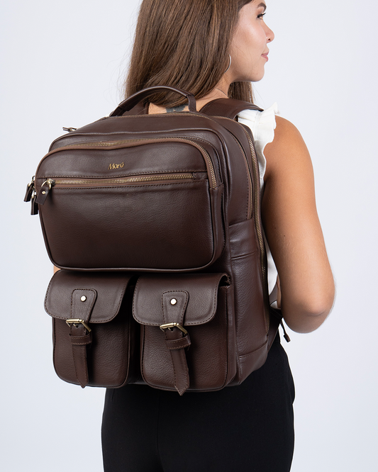 MOCHILA NOE I CHOCOLATE